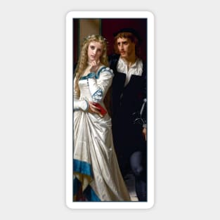 Hamlet and Ophelia by Hugues Merle Sticker